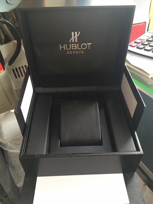 Larger Hublot Black Leather Watch Box / Replica Wholesale